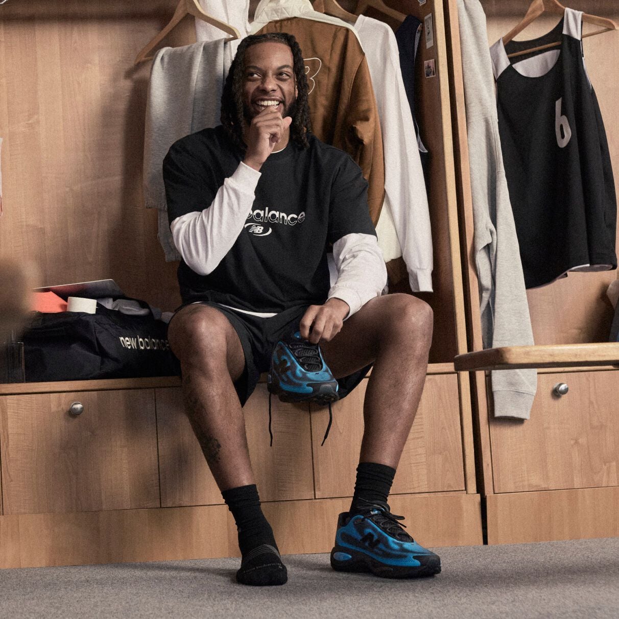 Darius Garland wearing the new AC Runners